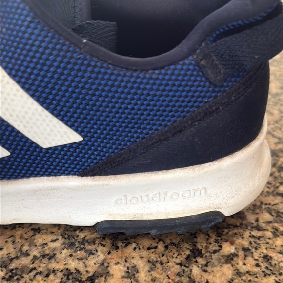 Adidas Blue and White Sneakers with Breathable Mesh - Picture 3 of 4